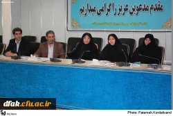 جلسه شورای آموزش وپرورش استان لرستان با حضور استاندار وارائه طرح برآورد اولیه احداث پردیس جدید آیت الله کمالوند خواهران