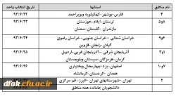 زمانبندی انتخاب واحد دانشجویان ورودیهای 1391 و1392 2