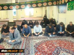 برگزاری مراسم ادعیه خوانی ونوحه خوانی