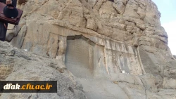 بازدید علمی دانشجویان رشته تاریخ ازاماکن تاریخی کرمانشاه