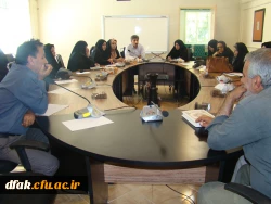 جلسه آشنایی و تبادل نظر سرپرست جدید پردیس آیت الله کمالوند لرستان با کارکنان