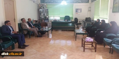 بازدید دکتر آقایی جودکی سرپرست امور پردیس های استان لرستا ن از پردیس آیت الله کمالوند خرم آباد