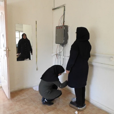 برپایی ایستگاه سلامت در پردیس آیت اله کمالوند لرستان