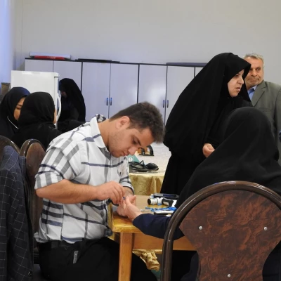 برپایی ایستگاه سلامت در پردیس آیت اله کمالوند لرستان