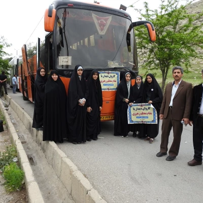 اعزام دانشجویان، کارکنان و مسئولین  پردیس آیت اله کمالوند جهت دیدار با مقام معظم رهبری