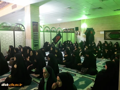 حضور دانشجویان پردیس آیت اله کمالوند لرستان در مراسم عزاداری شهادت حضرت رقیه(س) دانشگاه علوم پزشکی لرستان