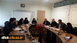 جلسه ستاد برگزاری گرامیداشت هفته پژوهش در پردیس آیت اله کمالوند لرستان