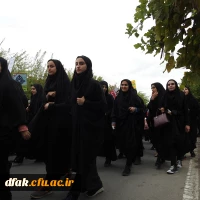 حضور گسترده کارکنان، اساتید و دانشجویان پردیس آیت اله کمالوند در مراسم راهپیمایی 13 آبان