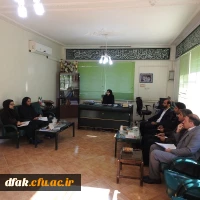 جلسه شورای پردیس پردیس آیت اله کمالوند لرستان به مناسبت 16 آذر (روز دانشجو)