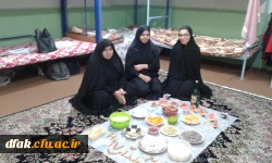 مراسم شب یلدا در خوابگاه های پردیس آیت اله کمالوند لرستان