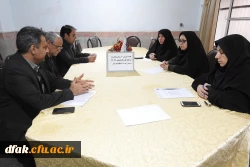 برگزاری جلسه هماهنگی ارزشیابی پایانی(امتحانات پایان ترم) با حضور اعضای کمیته در پردیس آیت اله کمالوند لرستان