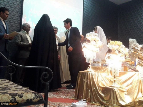 جشن بزرگ ازدواج دانشجویی در دانشگاه فرهنگیان لرستان