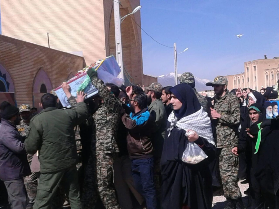 مراسم تشییع شهدای گمنام