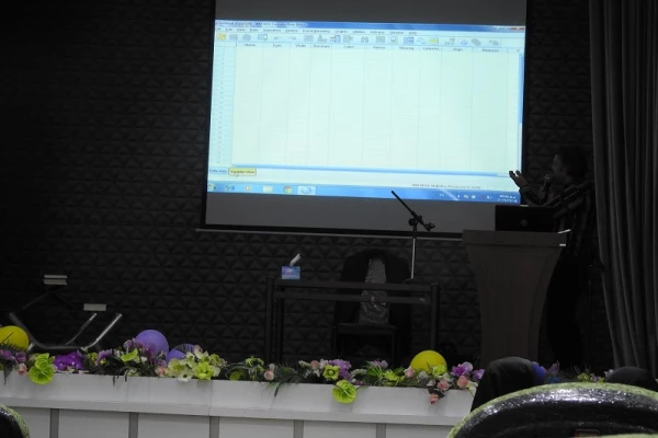 برگزاری کارگاه پژوهشی آشنایی با نرم افزار spss