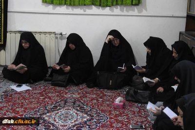 برگزاری مراسم زیارت عاشورا در پردیس آیت اله کمالوند لرستان