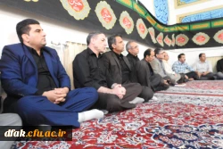 برگزاری مراسم زیارت عاشورا در پردیس آیت اله کمالوند لرستان