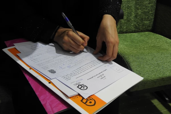 مراسم ثبت نام از دانشجو معلمان پردیس آیت اله کمالوند لرستان 