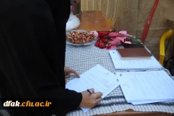 مراسم ثبت نام از دانشجو معلمان پردیس آیت اله کمالوند لرستان 