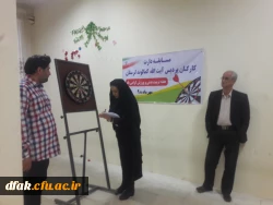 برگزاری مسابقات دارت به مناسبت هفته تربیت بدنی