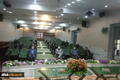  معارفه معاونت جدید توسعه منابع و امور دانشجویی پردیس آیت اله کمالوند  