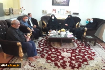 دیدار با خانواده شهید منصوری