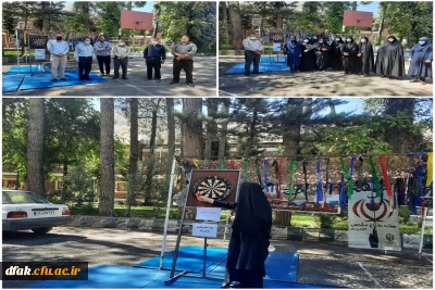 برگزاری مسابقات انفرادی دارت ویزه کارکنان به مناسبت هفته دفاع مقدس 