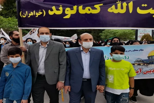 حضور پرشور کارکنان، اساتید و دانشجویان پردیس آیت الله کمالوند در راهپیمایی روز جهانی قدس (به روایت تصویر) 2