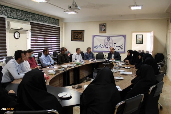 آیین معارفه مسؤول حراست پردیس آیت الله کمالوند خرم آباد
 2