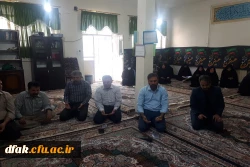 برگزاری مراسم سوگواری و قرائت زیارت عاشورا 
 2