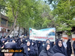 حضور کارکنان و دانشجومعلمان پردیس آیت الله کمالوند در راهپیمایی روز جهانی قدس 4