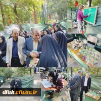 برپایی غرفه در اجلاسیه ی شهدای دانش اموز به همت بسیج دانشجویی دانشگاه   فرهنگیان پردیس آیت الله کمالوند 2