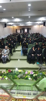 به مناسبت میلاد صاحب الزمان ( عج ) مراسم جشن و مولودی خوانی با حضور دانشجو معلمان ، در سالن اجتماعات دانشگاه برگزار گردیدد  5