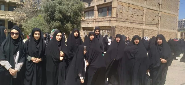 حضور پرشور  اساتید ،کارکنان و دانشجویان دانشگاه فرهنگیان پردیس آیت الله کمالوند  در راهپیمایی روز قدس در حمایت از مردم مظلوم فلسطین همگام با سایر اقشار جامعه  2